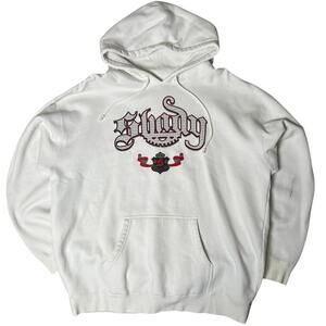 2000'S Shady LTD 2XL White Hoodie Pullover Crown Logo